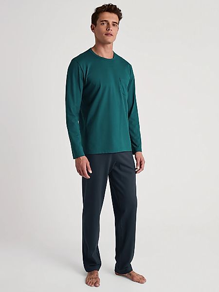 CALIDA Schlafanzug "Relax Essentials" 2 Stk. tlg., mit aufgesetzter Brustta günstig online kaufen