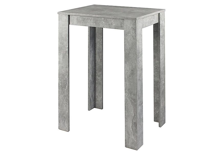 riess-ambiente Bartisch LOFT 104cm grau · eckiger Tisch im Industrial Beton günstig online kaufen