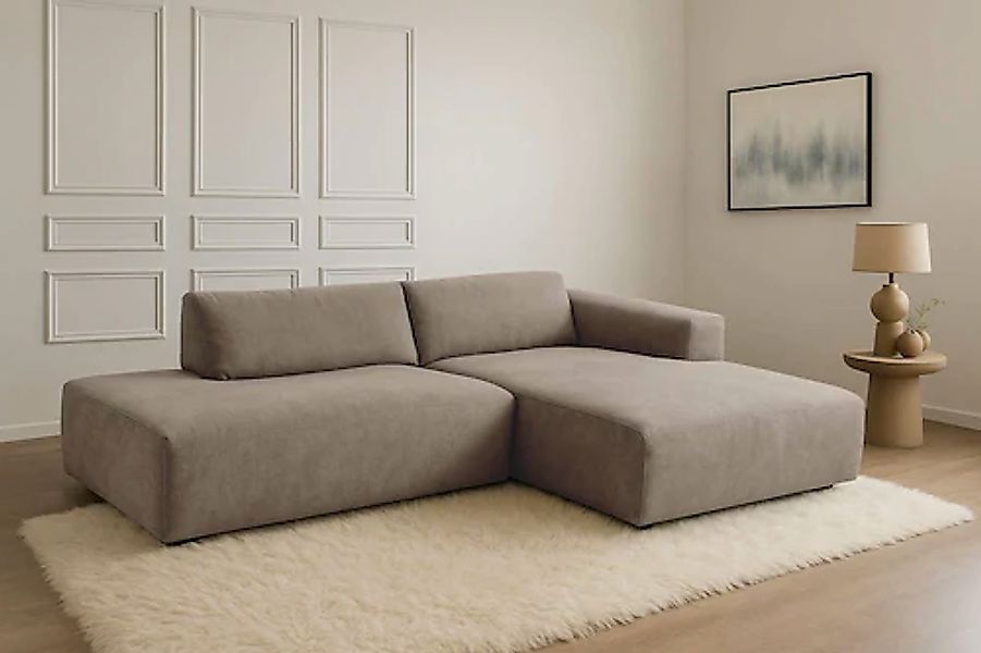 andas Ecksofa »Noord mit Kedernaht, Breite 227 cm«, mit Kedernaht, Breite 2 günstig online kaufen