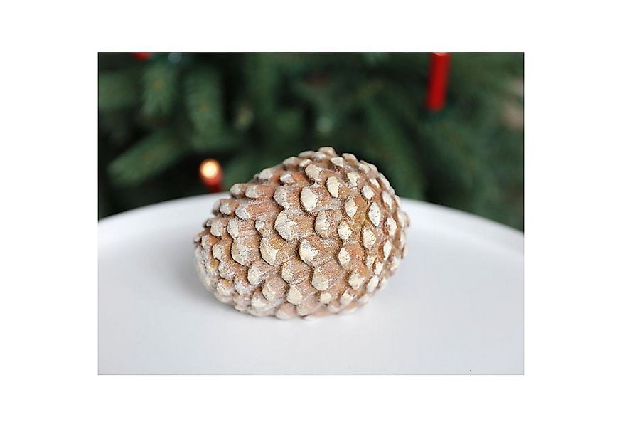 BURI Dekofigur Deko-Tannenzapfen 14,5x10,5cm Tischdeko Weihnachtsdeko Herbs günstig online kaufen