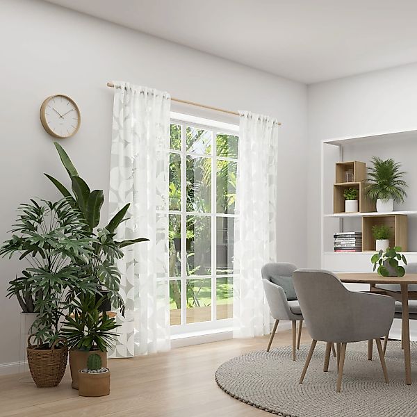 Neutex for you Vorhang "CIRCLE" Multifunktionsband 1 Stk. tlg. Bedruckter A günstig online kaufen