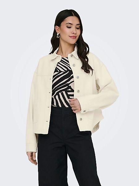 JDY Jeansjacke "JDYNOMA L/S SHACKET PNT DIA" Baumwolle, Denim Style günstig online kaufen