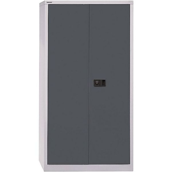 Bisley Aktenschrank Flügeltürenschrank Universal Stahl 4 Ordnerhöhen 3 Fach günstig online kaufen