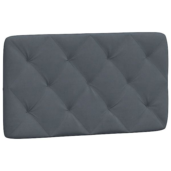 vidaXL Kopfteil Kopfteil-Kissen Dunkelgrau 90 cm günstig online kaufen