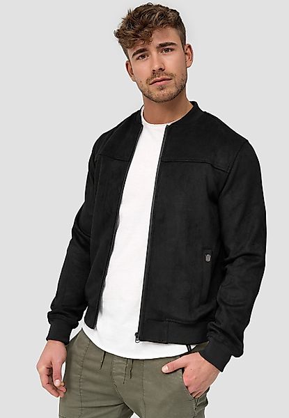 Indicode Sommerjacke Ibon Kunstlederjacke mit Stehkragen günstig online kaufen