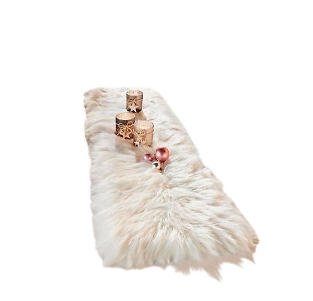 Home-trends24.de Tischläufer Tischläufer Kunstfell Fell Läufer Weiß Deko Ti günstig online kaufen