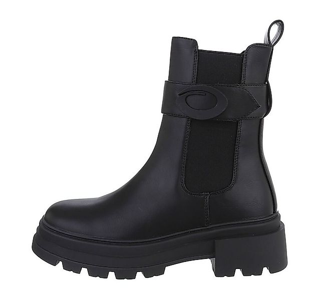 Ital-Design Damen Freizeit Plateaustiefelette (84648325) Blockabsatz Platea günstig online kaufen