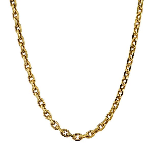 HOPLO Goldkette Ankerkette diamantiert Länge 40cm günstig online kaufen