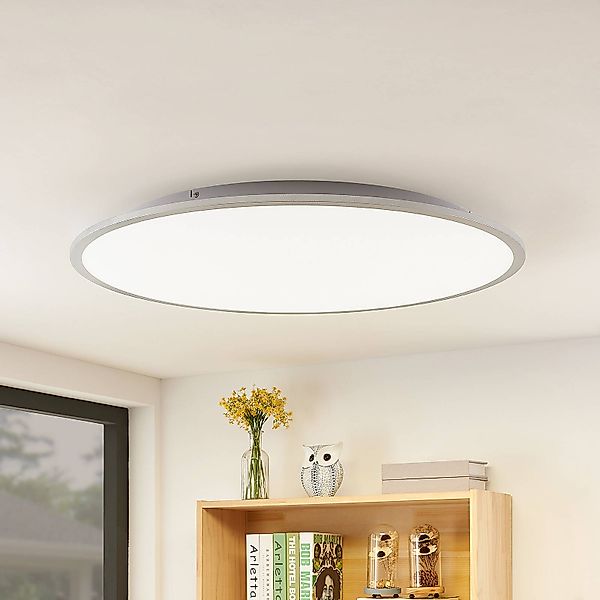 Lindby LED-Deckenlampe Narima, 4.000 K, Ø 80 cm, silber günstig online kaufen