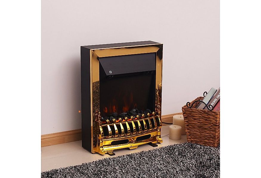 HOMCOM Elektrokamin, Elektrokamin Kaminofen 1000,2000W Elektrischer Kamin S günstig online kaufen