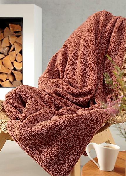 Wohndecke Wohn- und Kuscheldecke, Biederlack, Teddyplüsch günstig online kaufen
