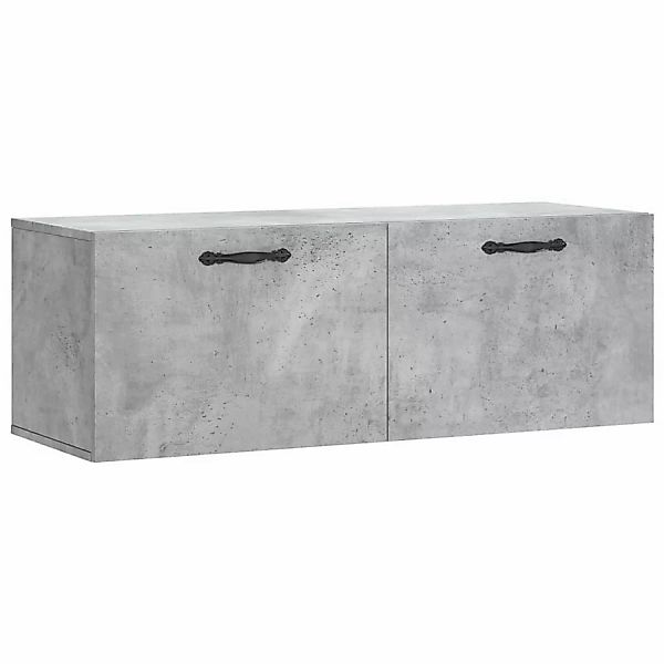 vidaXL Wandschrank Betongrau 100x36,5x35 cm Holzwerkstoff Modell 9 günstig online kaufen