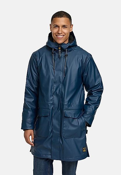 Indicode Regenmantel Herren INTommy Nässeschutz Herrenjacke mit Kapuze und günstig online kaufen