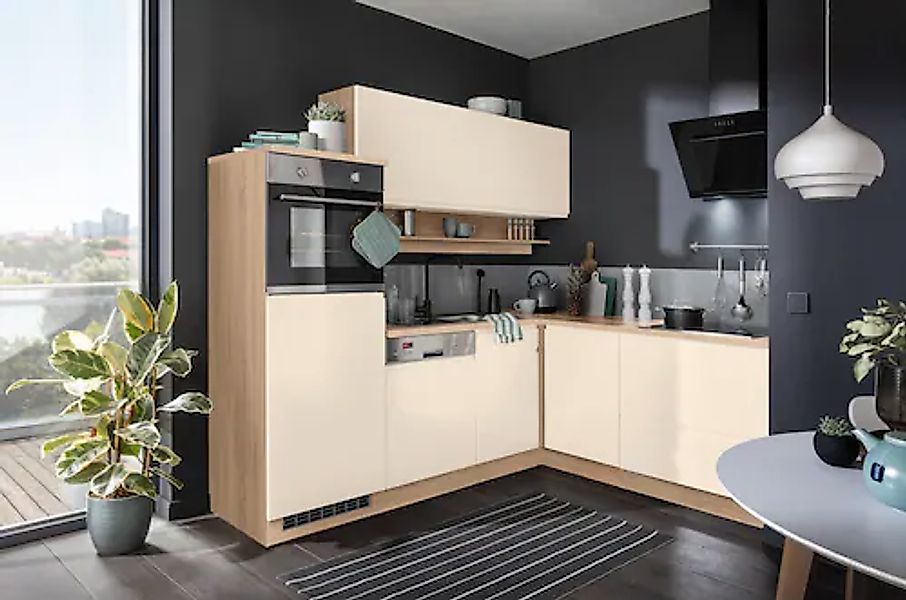 KOCHSTATION Winkelküche "KS-Virginia", Stellbreite 230/190 cm, mit E-Geräte günstig online kaufen