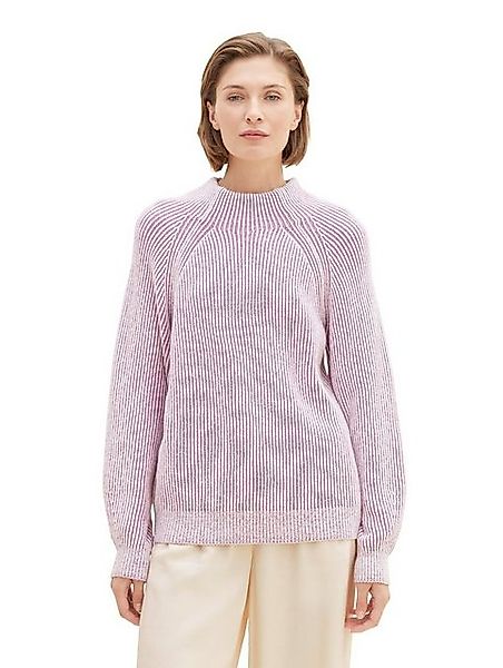 TOM TAILOR Strickpullover KNIT STRIPED aus Baumwollmix günstig online kaufen