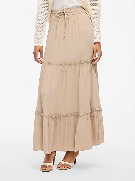 Vila Maxirock "VIMESA HW MAXI SKIRT - NOOS" mit Rüschen günstig online kaufen