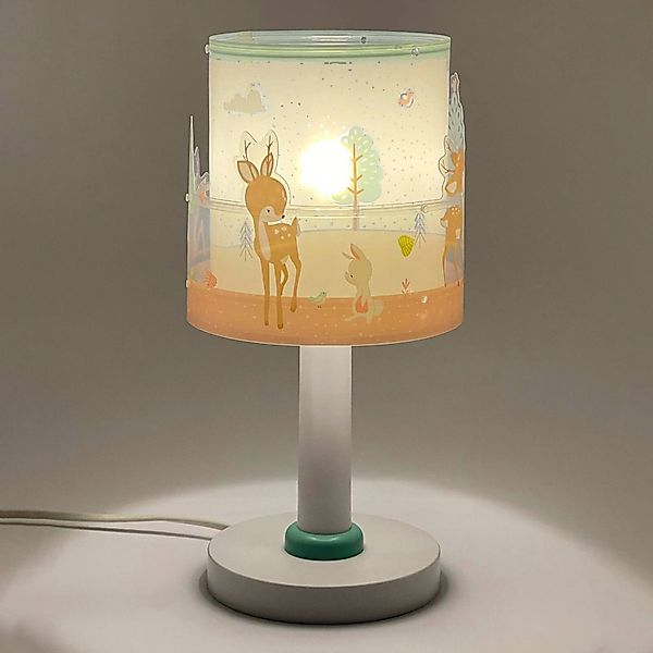 Kinder-Tischleuchte Loving Deer, G4, Ø 15 cm günstig online kaufen