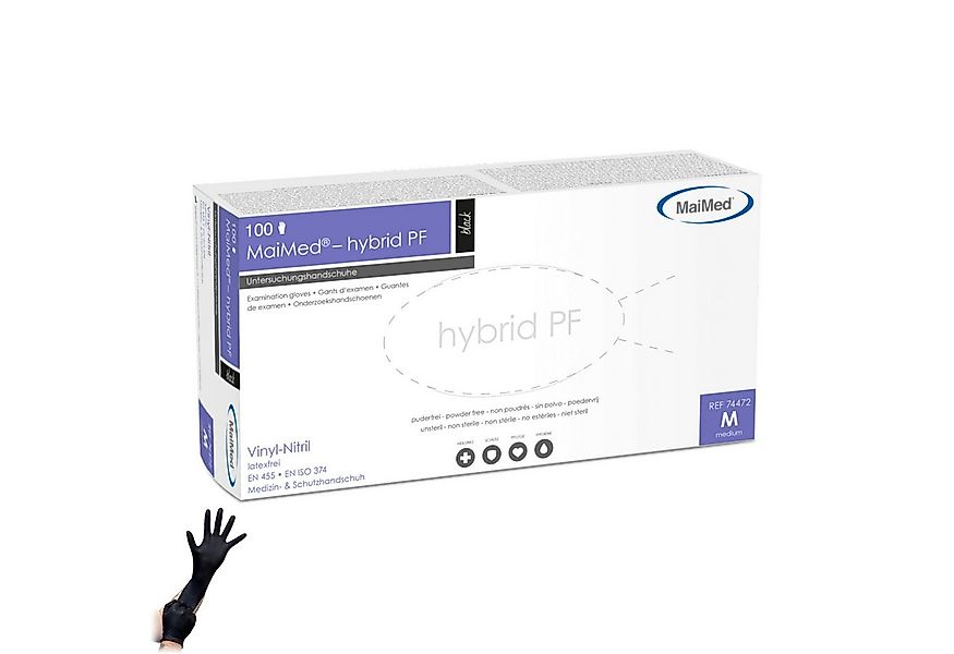 MaiMed Einweghandschuhe MaiMed Hybridhandschuh Black günstig online kaufen