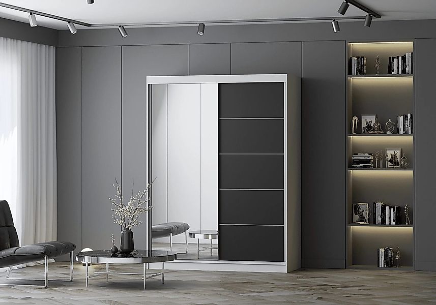 MOEBLO Kleiderschrank LARA 05 (mit Spiegel günstig online kaufen