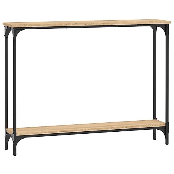 vidaXL Konsolentisch Sonoma-Eiche 100x22,5x75 cm Holzwerkstoff Modell 1 günstig online kaufen