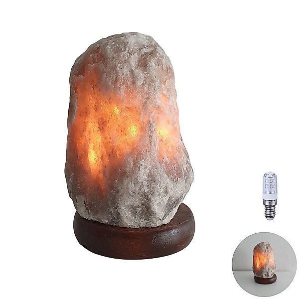 Lichthandel Hoch Tischleuchte Salzkristall-Lampe Salzlampe Salzkristallleuc günstig online kaufen
