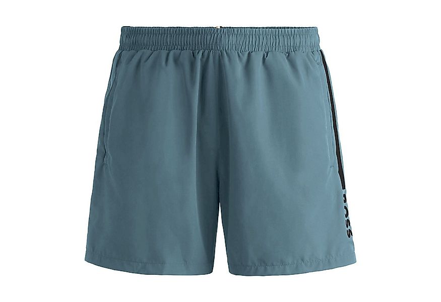 BOSS Badeshorts Badeshorts Dolphin mit Gesäßtasche mit Klettverschluss günstig online kaufen