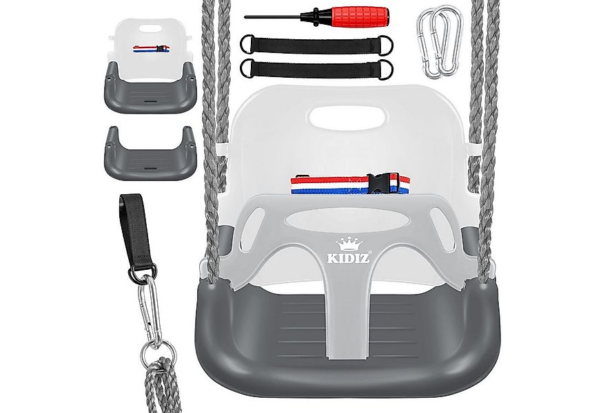 KIDIZ Einzelschaukel, Babyschaukel Kinderschaukel in Babysitz verstellbar günstig online kaufen