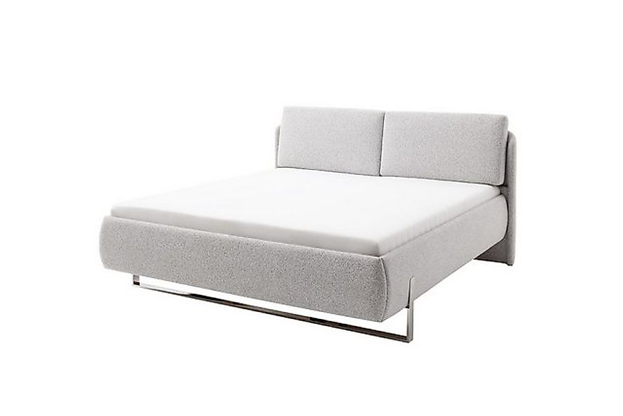 PREISBRECHER Polsterbett Sabetta, Liegefläche 180x200 cm, in Hellgrau - 198 günstig online kaufen