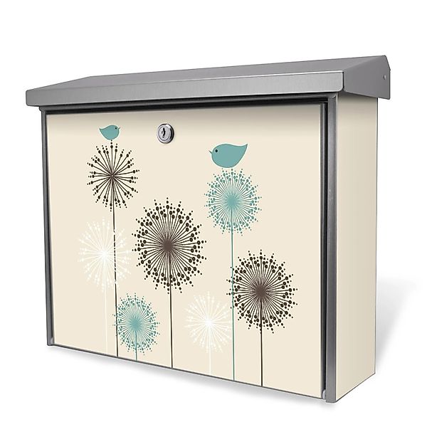 Banjado Briefkasten Edelstahl 38.5x31.5x12cm Ohne Zeitungsfach Inkl. Montag günstig online kaufen