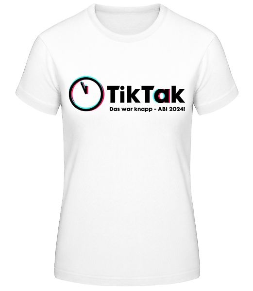 Tik Tak Abi 2024 · Frauen Basic T-Shirt günstig online kaufen