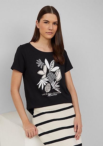 s.Oliver Kurzarmshirt Jersey-T-Shirt mit Artwork günstig online kaufen