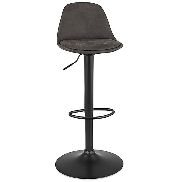 KADIMA DESIGN Barhocker Mikrofaser Tresen-Stuhl, Metallgestell günstig online kaufen