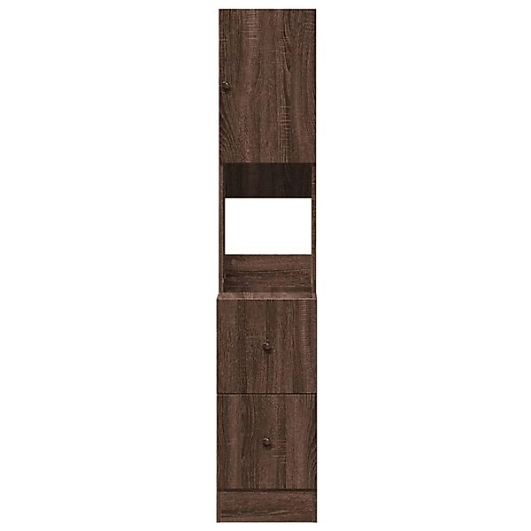 vidaXL Küchenschrank Braun Eichen-Optik 35x50x180 cm Holzwerkstoff günstig online kaufen