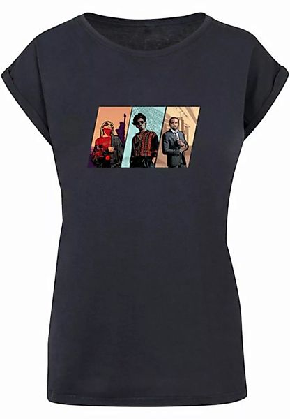 Merchcode T-Shirt Merchcode Damen Laides Grand Trio Extended Shoulder Tee ( günstig online kaufen