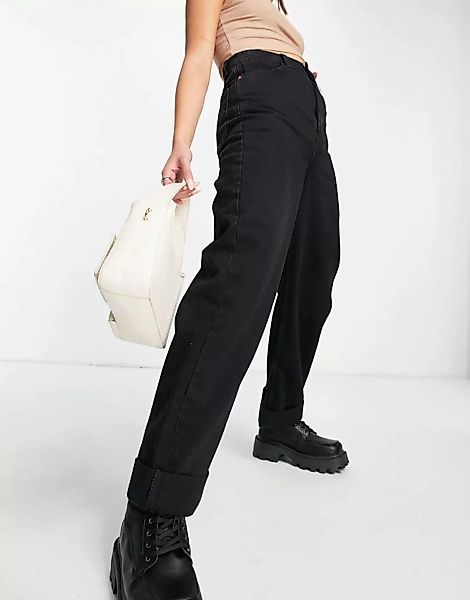 Topshop – Considered – Oversize-Mom-Jeans aus einem recycelten Baumwollmix günstig online kaufen