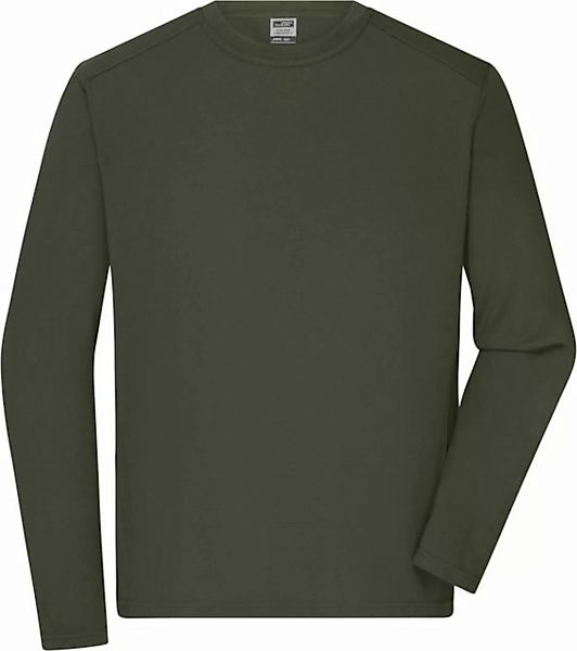 James & Nicholson T-Shirt Herren Workwear T-Shirt langarm günstig online kaufen