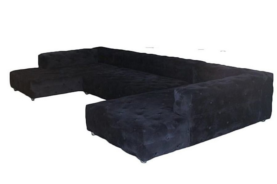 JVmoebel Ecksofa Chesterfield U Form Sofa XXL Big Textil Stoff Luxus Möbel günstig online kaufen