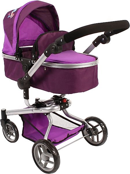 CHIC2000 Kombi-Puppenwagen Yolo, lila, mit schwenkbaren günstig online kaufen