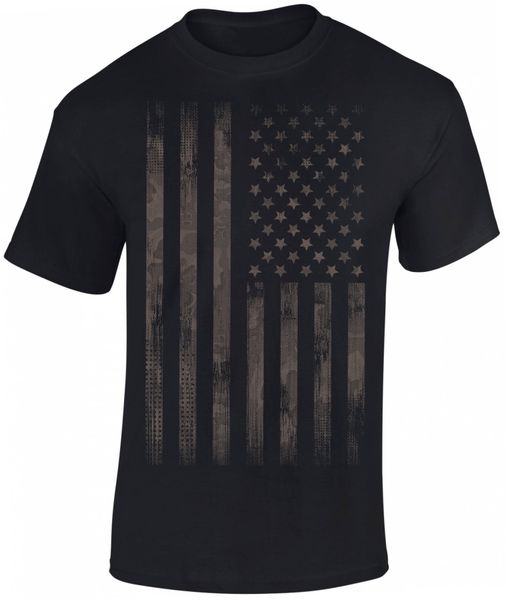 Baddery Print-Shirt T-Shirt: "Stars and Stripes" günstig online kaufen