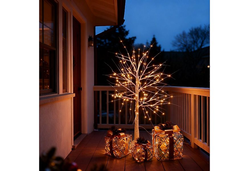 CCLIFE LED Baum Led Lichterbaum Innen Weihnachten Baum Innen, Birkenbaum Li günstig online kaufen