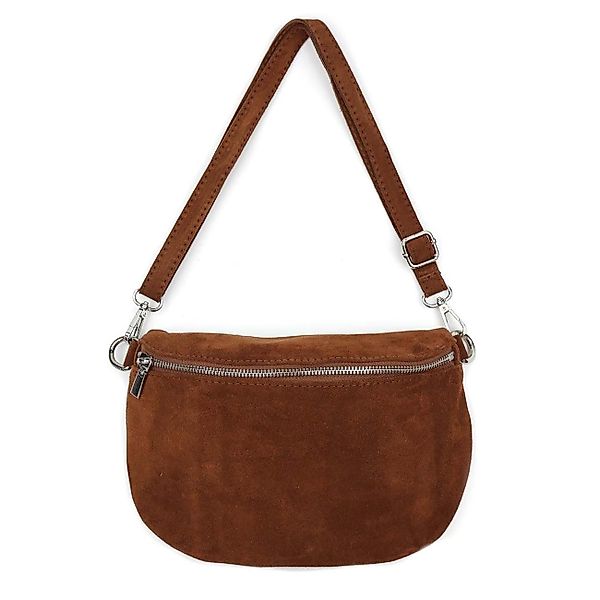 ITALYSHOP24 Bauchtasche Damen Wildleder Gürteltasche Brusttasche günstig online kaufen