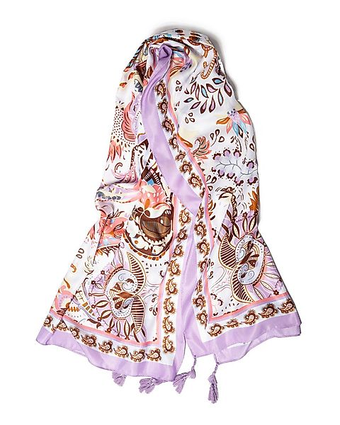 MayTree Modeschal Strandtuch Damen mit Blütenmustern günstig online kaufen