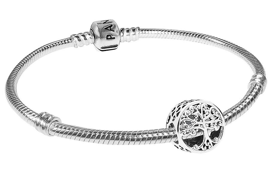 Pandora Charm-Armband Damen-Silber 925 mit Charm Familienwurzeln günstig online kaufen