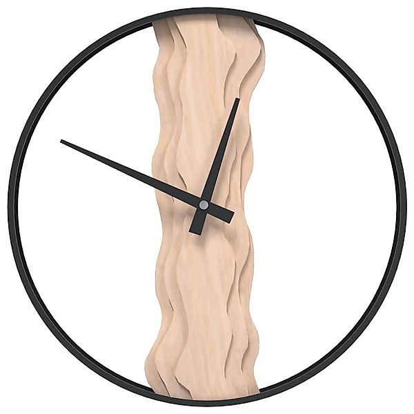 vidaXL Wanduhr Wanduhr Braun Ø35 cm günstig online kaufen