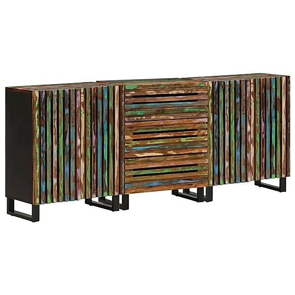 vidaXL Sideboard 3 Stk 60x34x75 cm Massivholz Akazie 3217087 günstig online kaufen