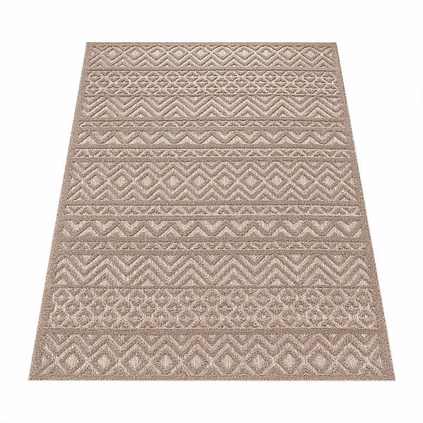 Paco Home Teppich »Livorno 673«, rechteckig, 14 mm Höhe, Uni-Farben, Scandi günstig online kaufen
