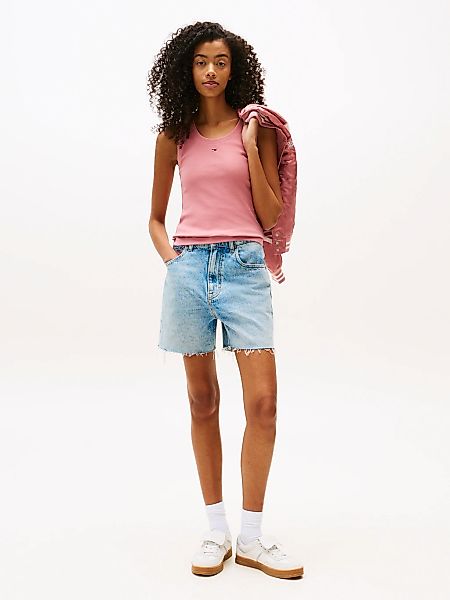 Tommy Jeans Tanktop TJW ESSENTIAL RIB TANK EXT mit gerippter Struktur günstig online kaufen