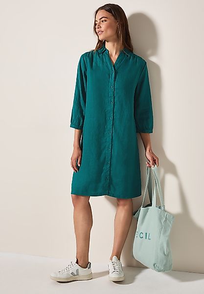 CECIL Blusenkleid aus Leinen und mit günstig online kaufen