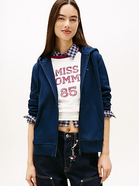 Tommy Jeans Sweatjacke TJW REG S FLAG ZIP THRU mit Logostickerei günstig online kaufen