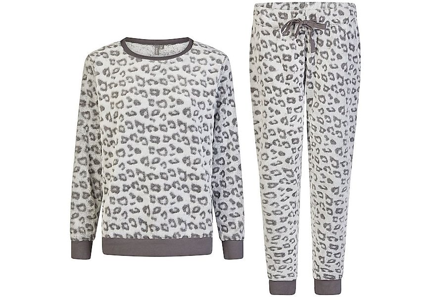 By Louise Schlafanzug by Louise Damen Fleece Pyjama Schlafanzug Nachtwäsche günstig online kaufen